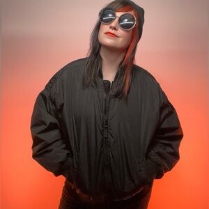 OLD NAVY / Black Classic Bomber Jacket / Large